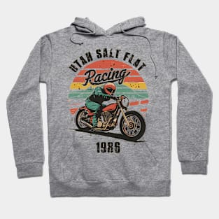 Utah Salt Flat Racing Classic Biker Hoodie